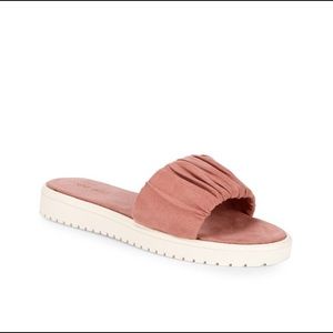 Dusty Rose Nine West Slides